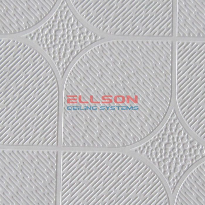 PVC Laminated Gypsum Ceiling Tiles EP238