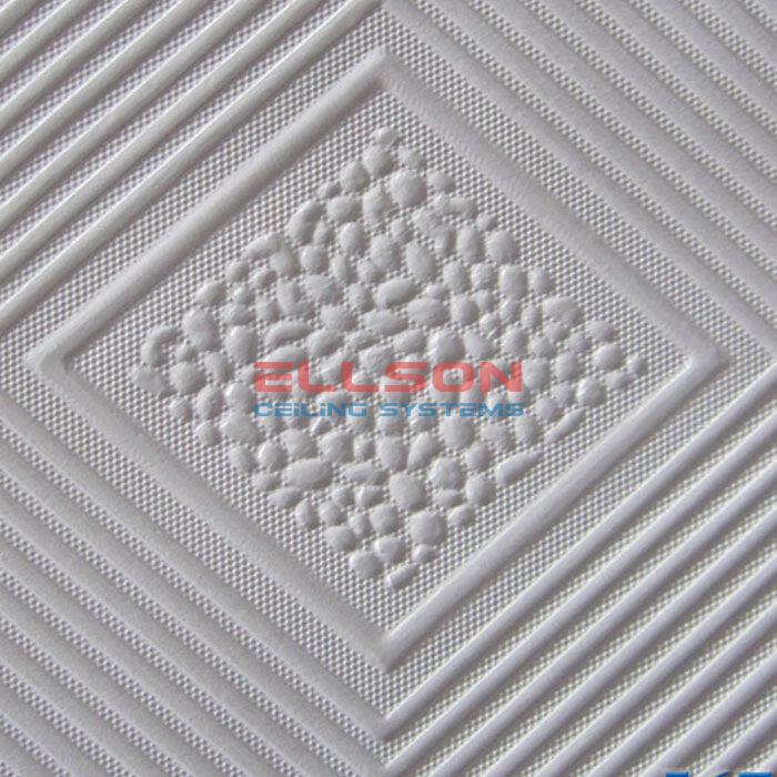 PVC Laminated Gypsum Ceiling Tiles EP567
